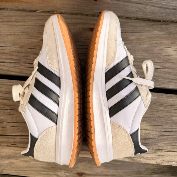 Adidas Women’s Run 70 2.0 White and Black Sneakers - Picture 14 of 16